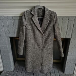 Long Wool Mix Coat Lanicka XS-S Pockets